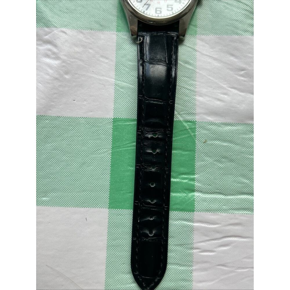 Accutime Silver Tone Easy Read Military Time Women’s Quartz Watch - Picture 4 of 8